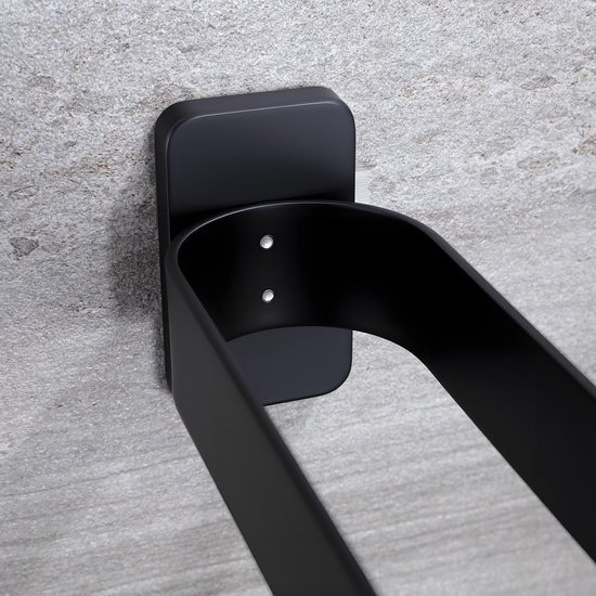 Unyqoos® Dubbele roestvrijstalen handdoekhouder voor badkamer en keuken van 40 cm