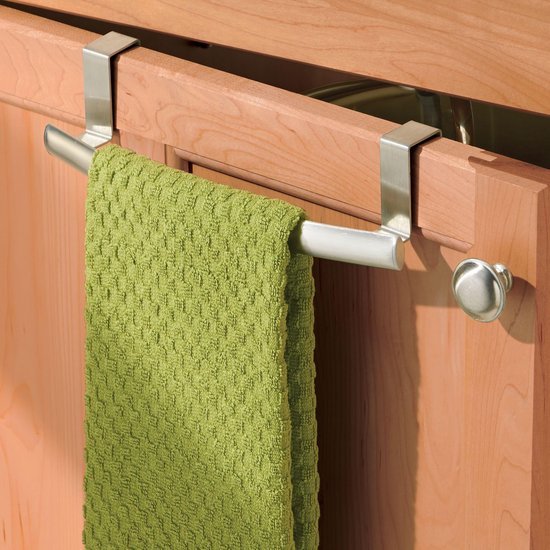 Unyqoos® Stijlvolle handdoekhouder voor eenvoudig ophangen zonder boren in keuken en badkamer