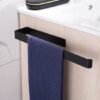 550x550-26853.jpg Unyqoos® Zwarte handdoekhouder zonder boren voor badkamer en keuken van roestvrij staal