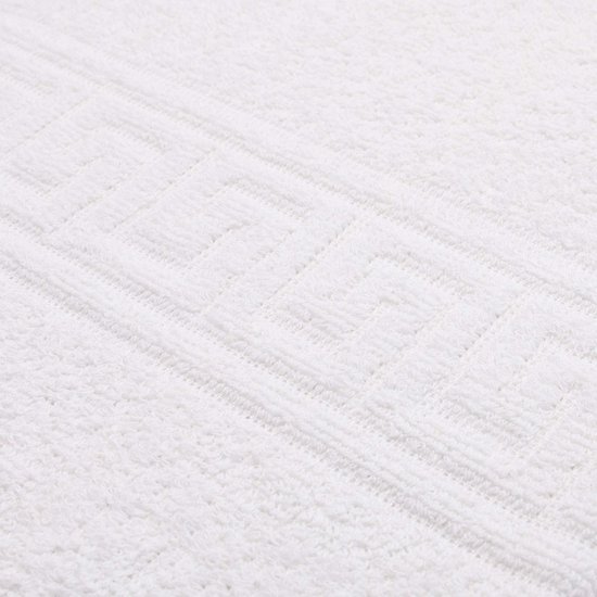 550x550-26910.jpg Unyqoos® Set van 10 Luxe Witte Handdoeken van Katoenmix met Hoge Absorptiecapaciteit