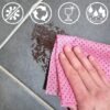 Unyqoos® Set van 12 Antibacteriële Reinigingsdoeken met Krachtige Kopervezels en Noppentechnologie