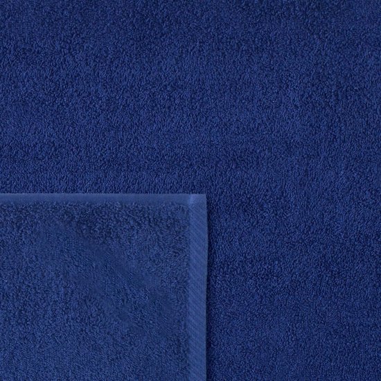 Unyqoos® Complete set zachte katoenen badhanddoeken in marineblauw voor dagelijks gebruik