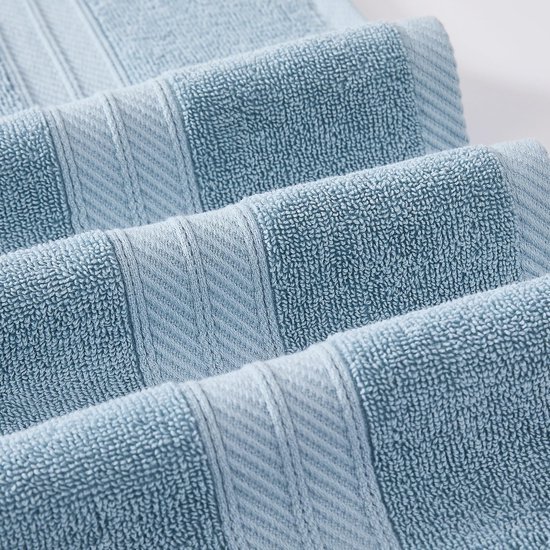 550x550-26959.jpg Unyqoos® Zachte en luxe jacquard handdoekenset van 100% gekamd katoen voor badkamer