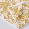 Unyqoos® Luxe 6-delige handdoekenset met omkeerbaar jacquard ontwerp in goud