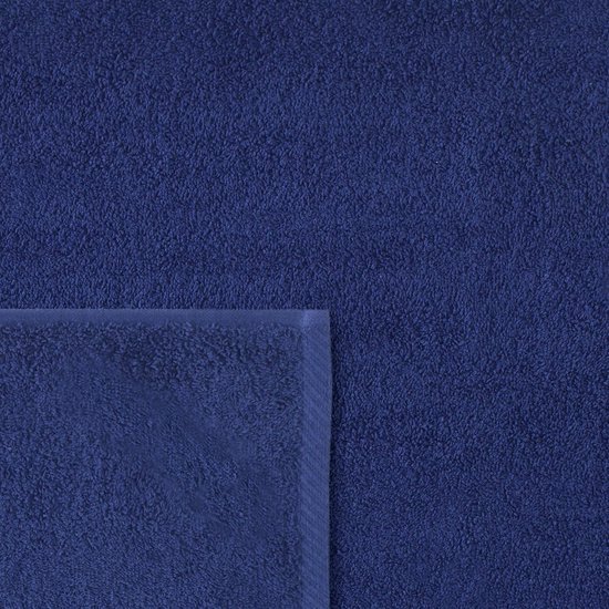 Unyqoos® Luxe Set van Zachte en Absorberende Katoenen Badhanddoeken in Marineblauw