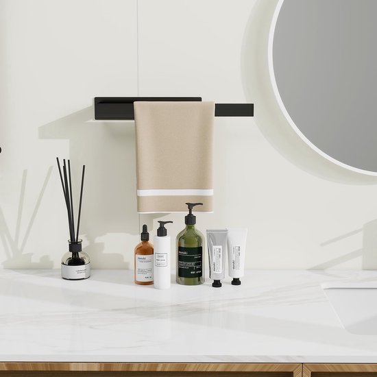 Unyqoos® Stijlvolle en ruimtebesparende handdoekhouder van roestvrij staal voor badkamer