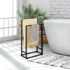 550x550-27085.jpg Unyqoos® Vrijstaande handdoekhouder met twee niveaus voor badkamer en slaapkamer