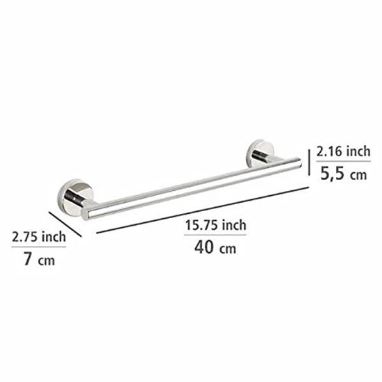 550x550-27126.jpg Unyqoos® Stijlvolle en stevige handdoekhouder van roestvrij staal met glanzende afwerking