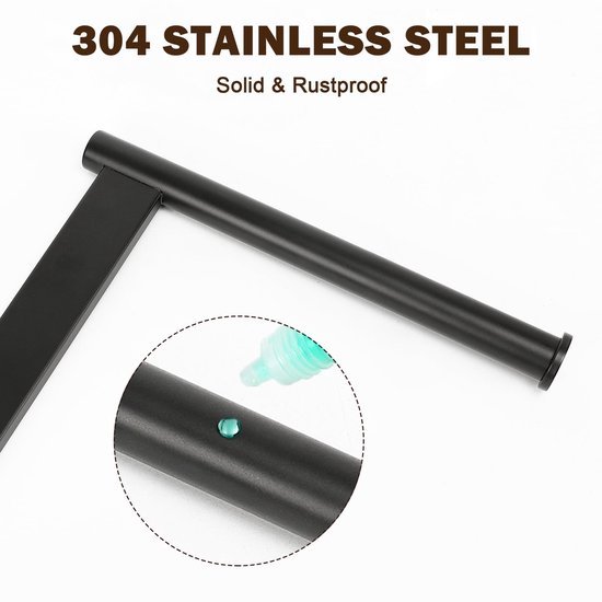 550x550-27145.jpg Unyqoos® Stijlvolle vrijstaande handdoekhouder van roestvrij staal voor badkamer en keuken
