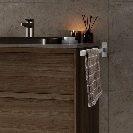 550x550-27164.jpg Unyqoos® Zilveren zelfklevende handdoekhouder van roestvrij staal voor badkamer en keuken