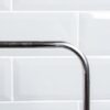 Unyqoos® Vrijstaande handdoekhouder met drie niveaus in chroom voor badkamer