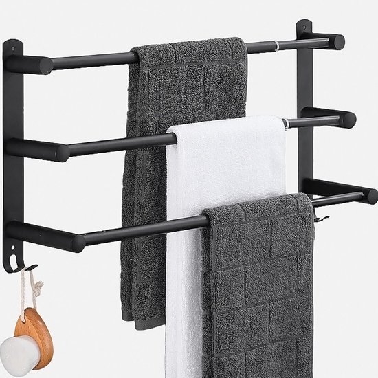550x550-27230.jpg Unyqoos® Uitschuifbare handdoekhouder voor badkamer en keuken zonder boren