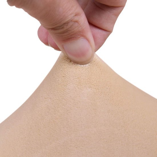 Unyqoos ® Hoogwaardige Zachte Stoelhoezen voor Eetkamerstoelen met Perfecte Pasvorm en Modern Design - Set van 2 in Beige