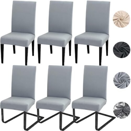 550x550-27290.jpg Unyqoos® Stretchbare en Wasbare Stoelhoezen Set van 6 voor Diverse Gebruiken in Huis en Horeca