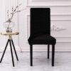 Unyqoos ® Set van 4 Luxe Fluwelen Stoelhoezen voor Diverse Gelegenheden en Stoeltypes