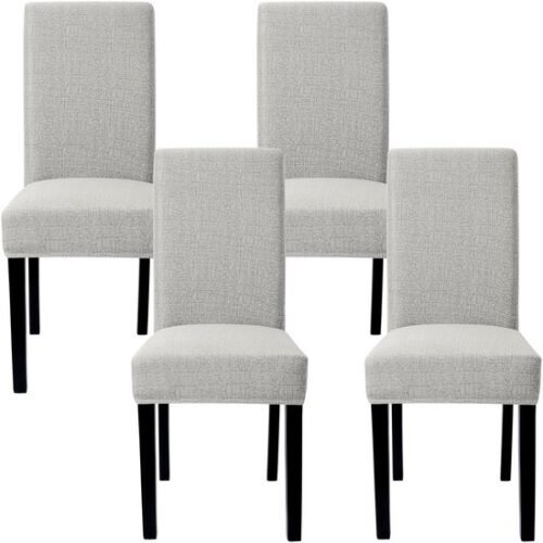 Unyqoos ® Elegant Stretchbare Stoelhoezen Set van 4 voor Diverse Interieurs, Wasbaar en Afneembaar