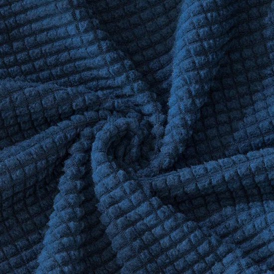 Unyqoos ® Elastische Stoelhoezen voor Bureaustoelen en Eetkamerstoelen in Donkerblauw