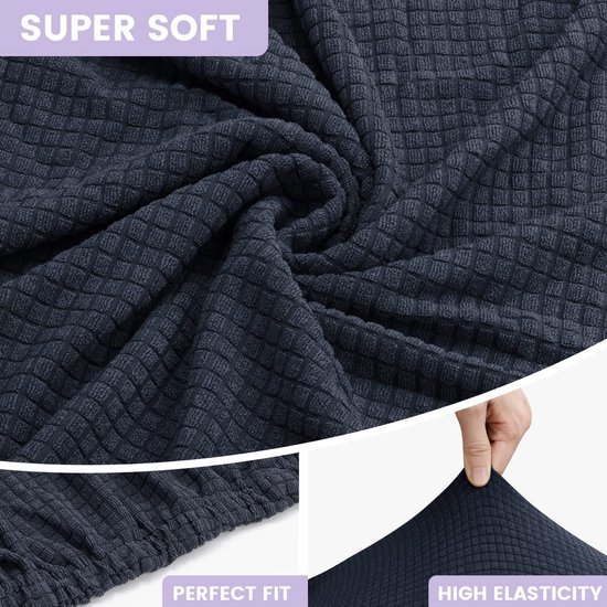 Unyqoos ® Stretchy Jacquard Stoelhoezen Set van 6 voor Eetkamerstoelen, Bruiloften en Feesten