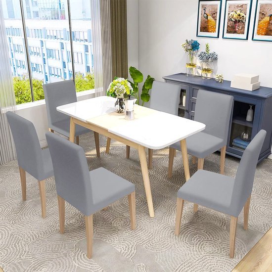 Unyqoos® Set van 6 Luxe Universele Stoelhoezen voor Diverse Gelegenheden
