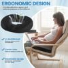 Unyqoos ® Comfortabel Orthopedisch Zitkussen voor Langdurig Zitten met Drukverlichting en Ondersteuning