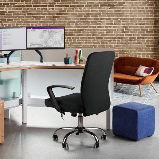 Unyqoos ® Bureaustoelhoes voor Modern Interieur met Elastische en Wasbare Stof