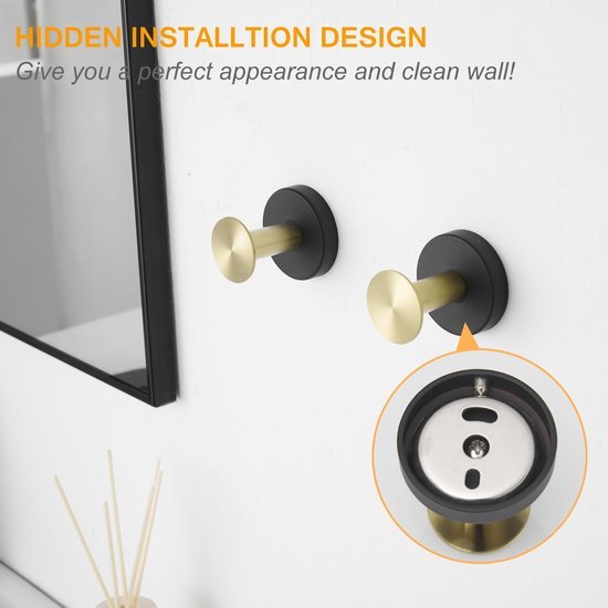 550x550-27468.jpg Unyqoos® Stijlvolle en stevige wandhaken set voor badkamer en kledingopslag