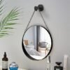 Unyqoos® Robuuste zwarte ronde wandhaken voor badkamer en keukenopslag