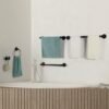 Unyqoos® Complete set van badkameraccessoires met industriële look voor een moderne inrichting