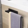 Unyqoos® Zelfklevende handdoekhouder van roestvrij staal voor badkamer en keuken