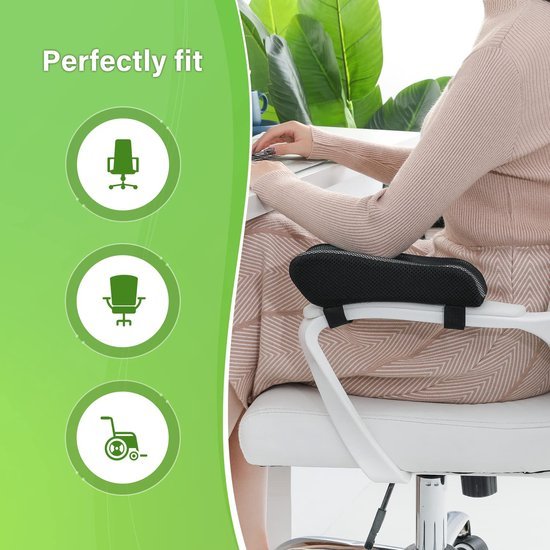 Unyqoos® Ergonomische armsteun kussens voor optimaal comfort tijdens werk en spel