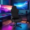 Unyqoos® Set van vier stretchbare hoezen voor gaming stoelen met armleuningen