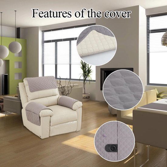 550x550-27632.jpg Unyqoos® Waterdichte en Antislip Fauteuilhoes met Zakken voor Optimaal Zitcomfort