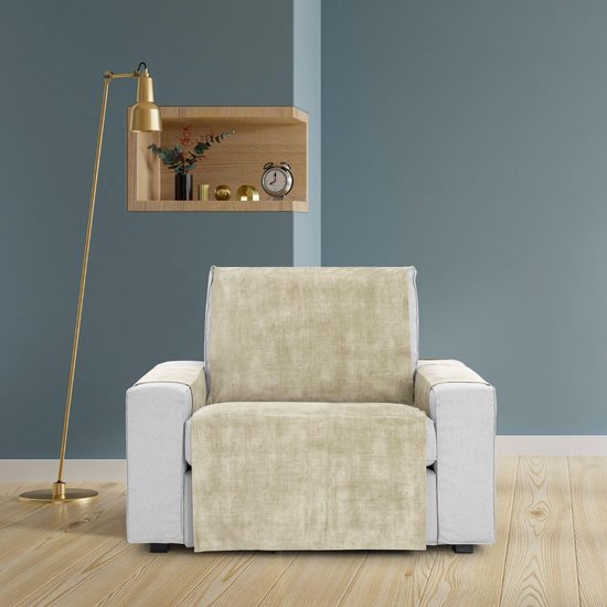 Unyqoos® Universele en veelzijdige hoes voor eenzitter sofa met eenvoudig aan te brengen ontwerp
