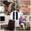 Unyqoos® Comfortabele armleuninghoezen voor bureaustoelen met traagschuim en zachte bekleding