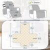 550x550-27650.jpg Unyqoos® Waterdichte en antislip stoelbeschermer voor televisiefauteuils met opbergvakken