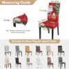 550x550-27654.jpg Unyqoos® Set van 46 veelzijdige kerststoelhoezen met feestelijke motieven en elastische pasvorm