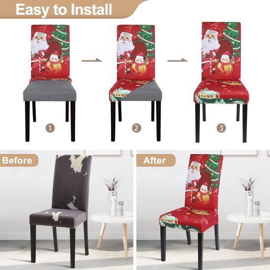 550x550-27659.jpg Unyqoos® Set van 46 veelzijdige kerststoelhoezen met feestelijke motieven en elastische pasvorm