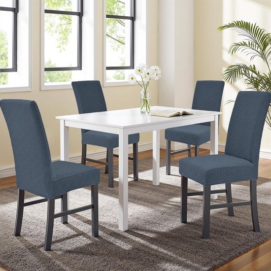 550x550-27727.jpg Unyqoos® Universele Stretch Stoelhoezen Set van 6 voor Diverse Stoelen zonder Armleuningen