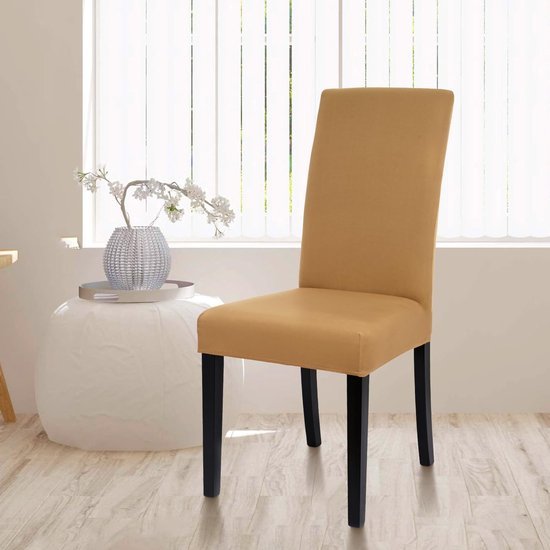 Unyqoos® Set van 6 elastische stoelhoezen voor diverse gelegenheden en interieurstijlen