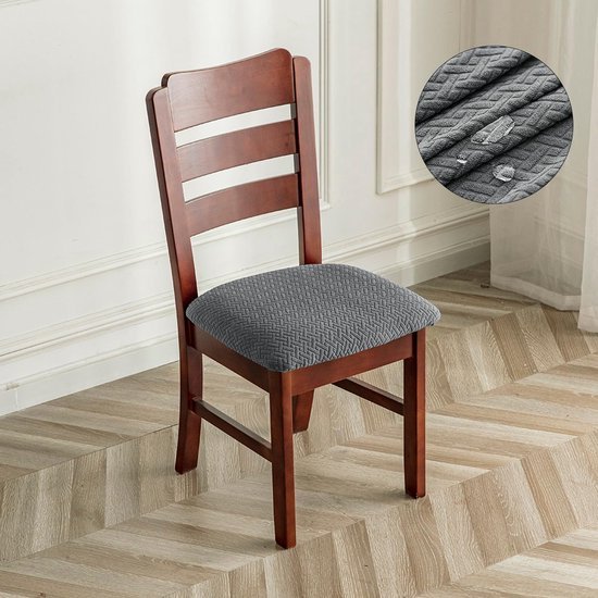 550x550-27753.jpg Unyqoos® Set van 4 waterdichte stoelhoezen voor eetkamerstoelen in donkergrijs