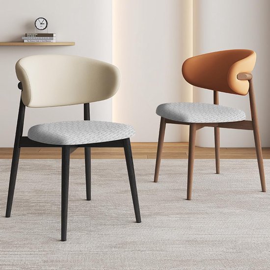 Unyqoos® Elastische grijze stoelhoezen set voor eetkamer en evenementen