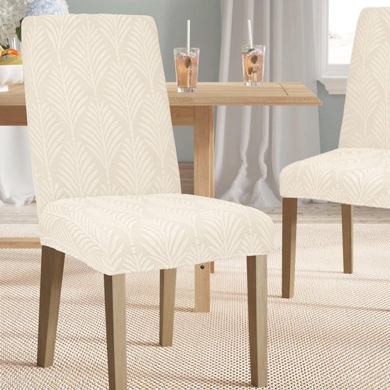 550x550-27791.jpg Unyqoos® Stretchbare stoelhoezen set van 6 voor diverse gelegenheden, universele pasvorm en afneembare bescherming