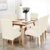 550x550-27793.jpg Unyqoos® Stretchbare stoelhoezen set van 6 voor diverse gelegenheden, universele pasvorm en afneembare bescherming
