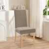 Unyqoos® Elastische Fluwelen Stoelhoezen Set van 4 voor Diverse Stoelen en Gelegenheden