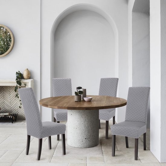 550x550-27925.jpg Unyqoos® Set van 6 elastische stoelhoezen voor eetkamer en decoratieve gelegenheden