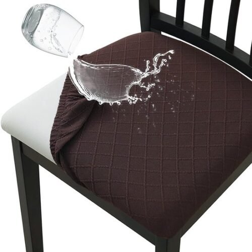 550x550-27944.jpg Unyqoos® Set van vier waterdichte stoelhoezen met elastische pasvorm voor eetkamerstoelen