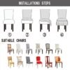 550x550-27967.jpg Unyqoos® Set van 2 lichtgroene stretch stoelhoezen voor eetkamerstoelen met elegante rok