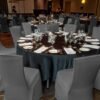 Unyqoos® Set van 20 Elastische Donkergrijze Stoelhoezen voor Elegante Evenementen