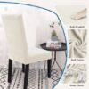 Unyqoos® Elastische en wasbare stoelhoezen set voor veelzijdig gebruik in huis en evenementen