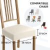 550x550-28010.jpg Unyqoos® Set van 6 veelzijdige en rekbare stoelhoezen voor eetkamerstoelen